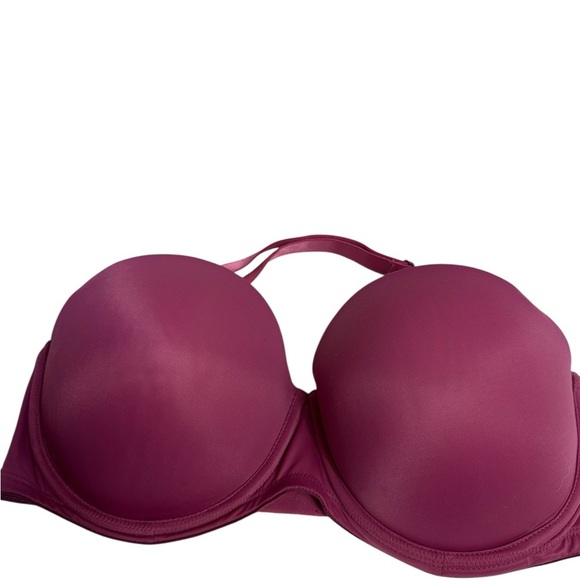 Pink Victoria’s Secret wear everywhere push up mauve pink bra 34DD - Picture 2 of 11